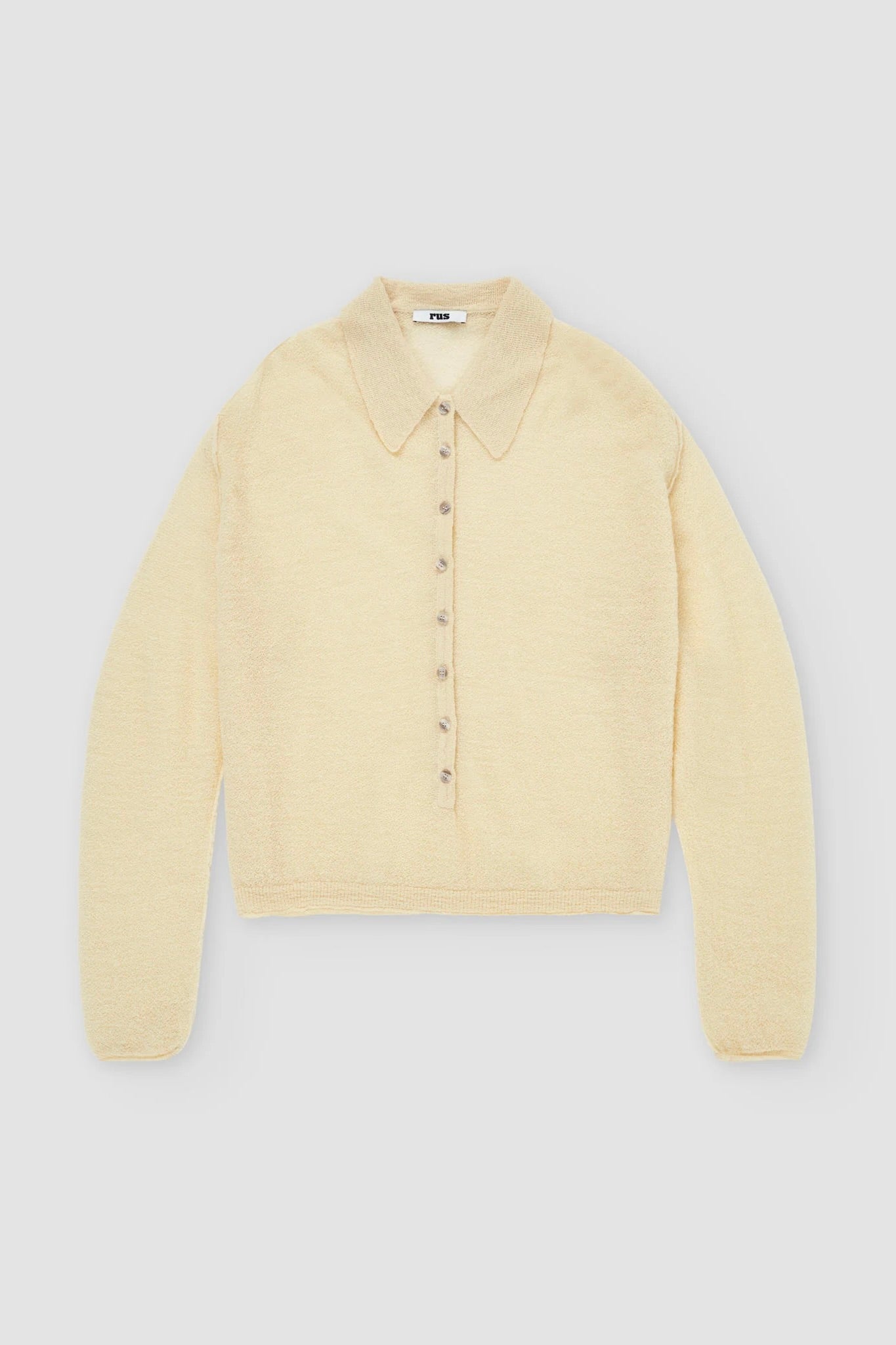 RUS Bikou Polo Sweater / Butter