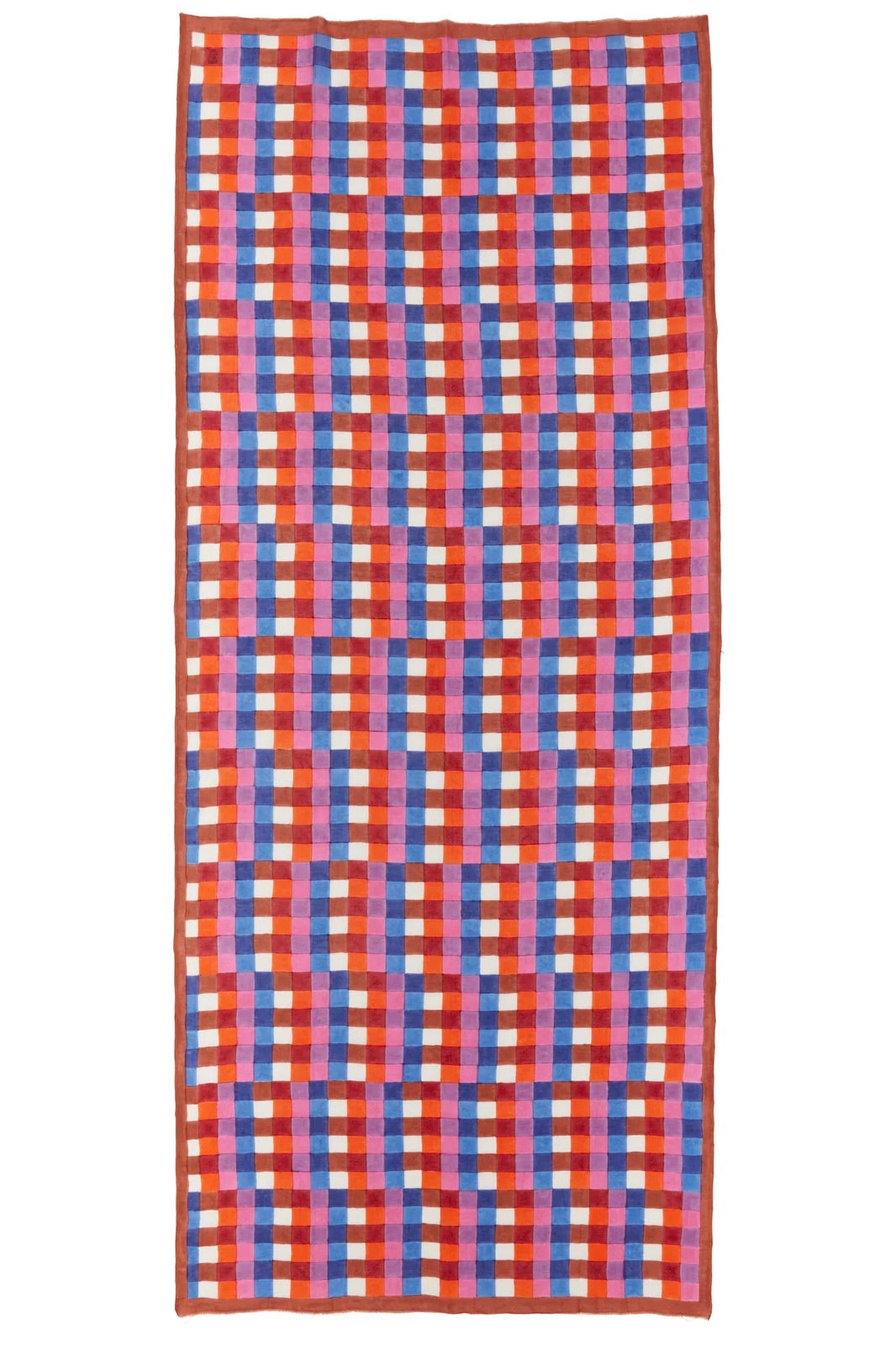 Block Shop Textiles Split Bars Scarf / Purple