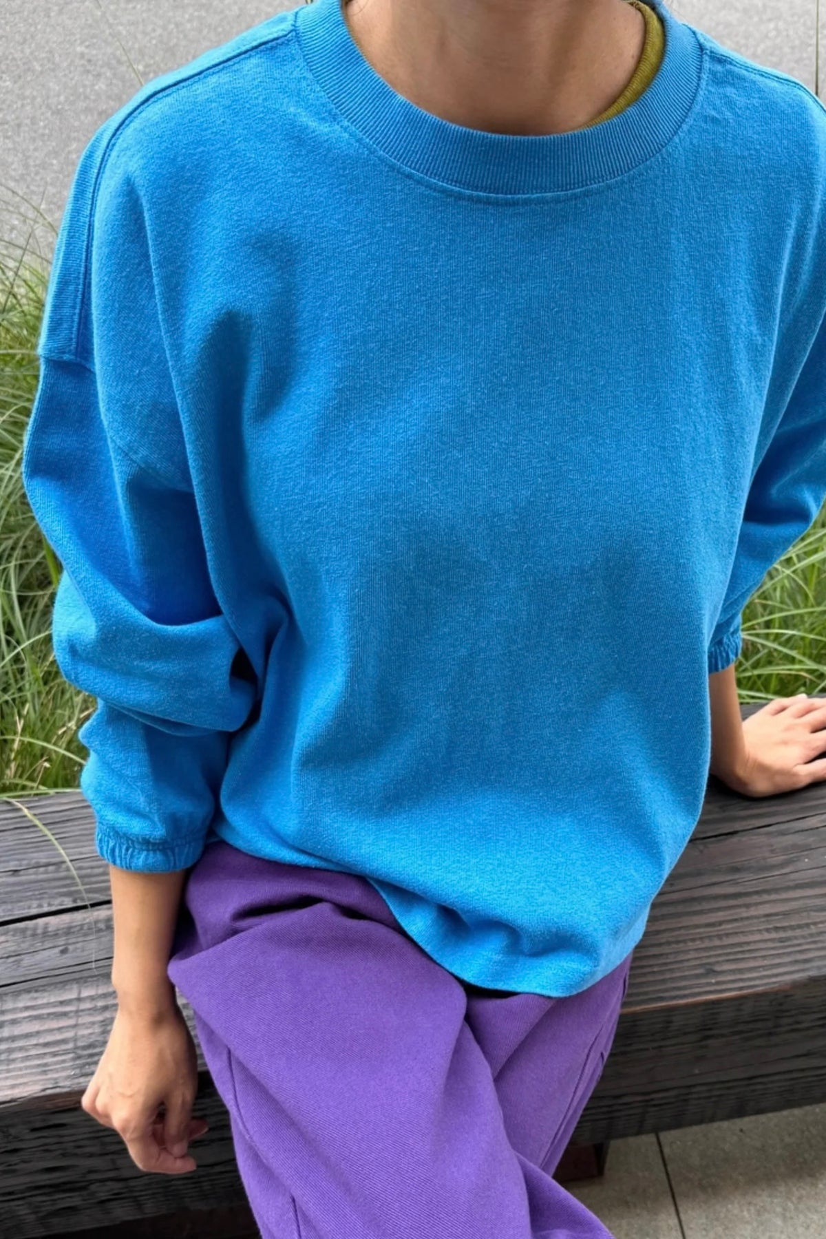 Le Bon Shoppe Naturelle tee / French Blue