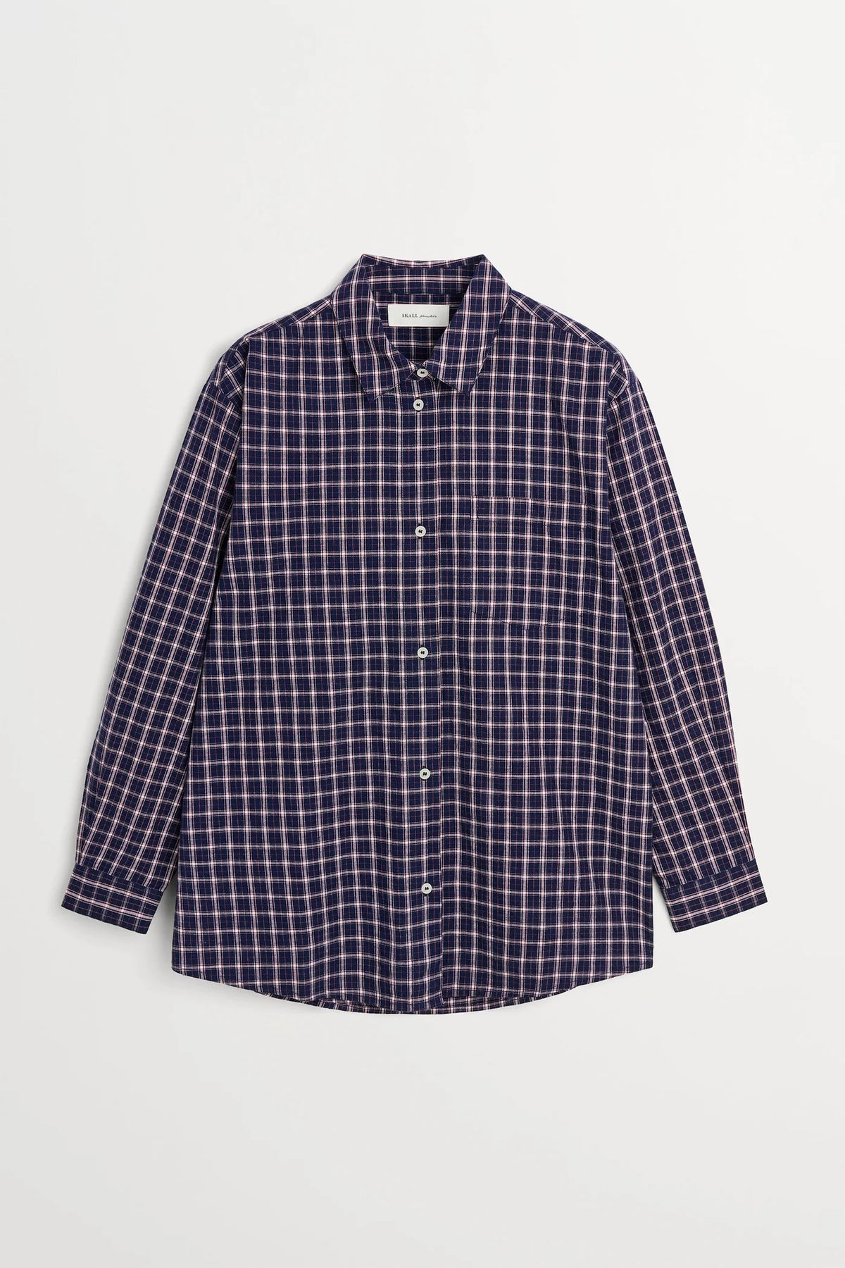 Edgar Shirt / Navy, White + Red Check