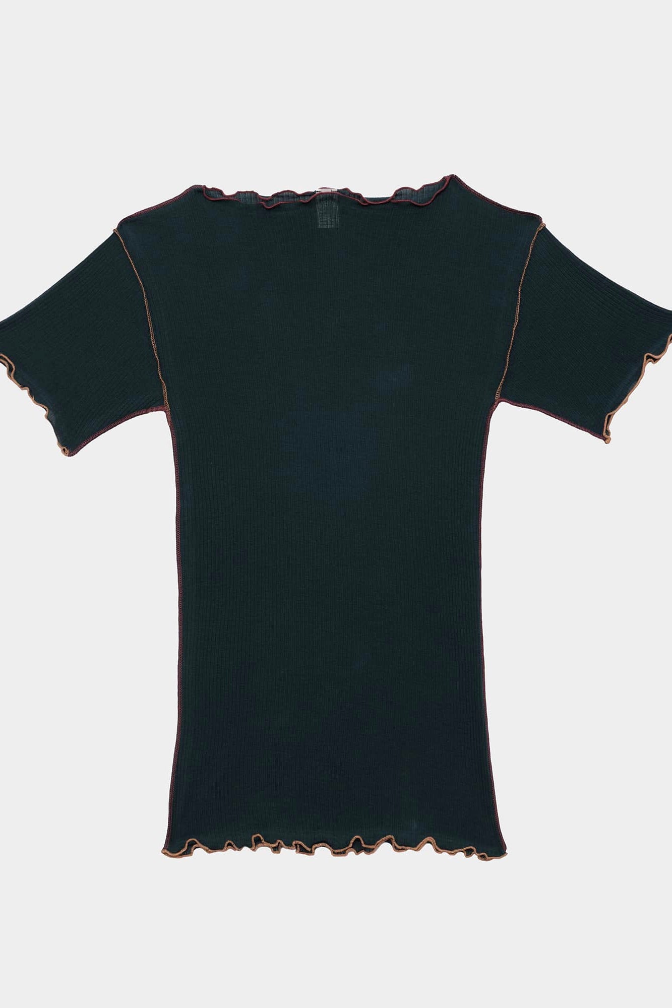 Baserange Vein Tee Shirt / Hirsu Green