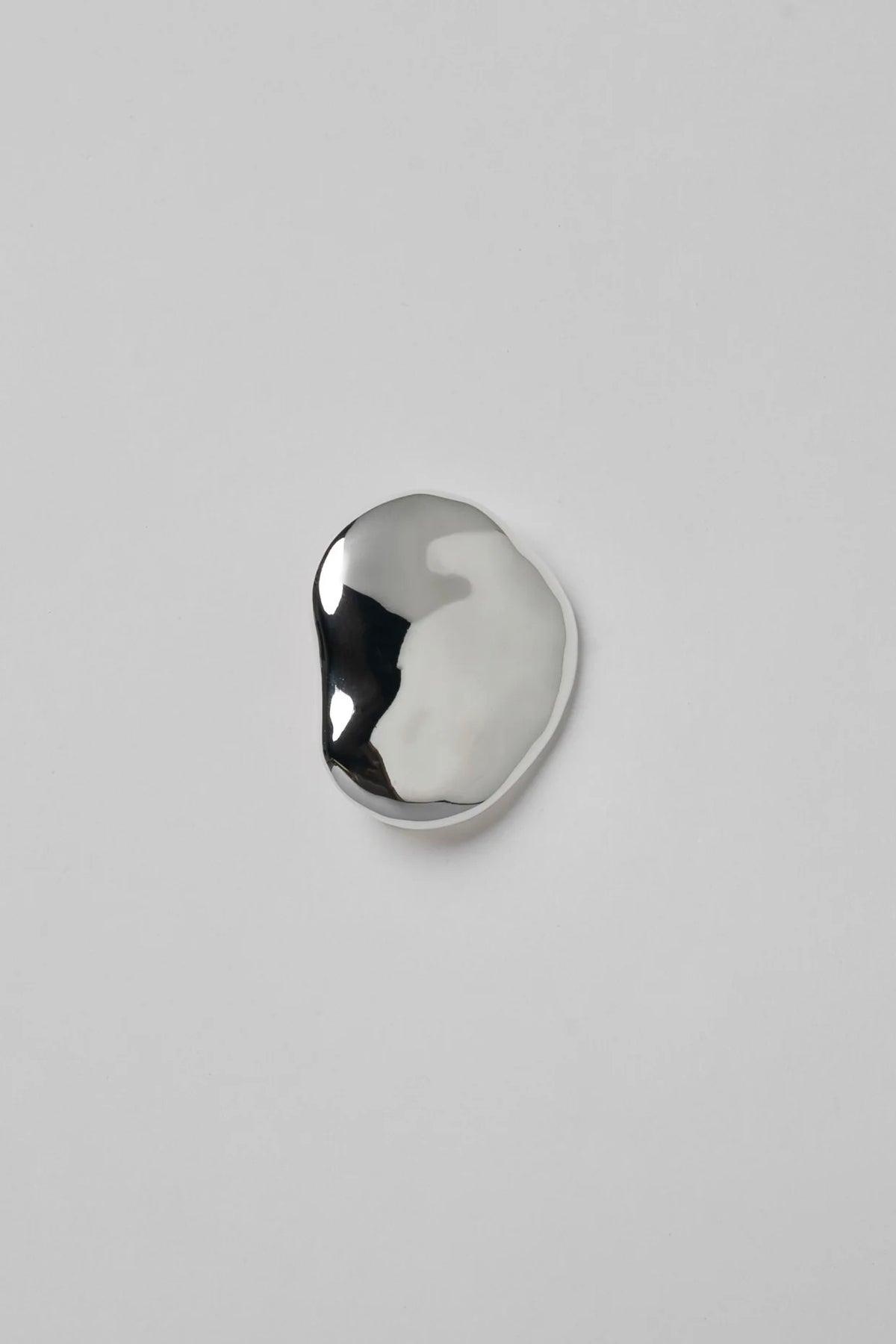 Bean Brooch / Silver