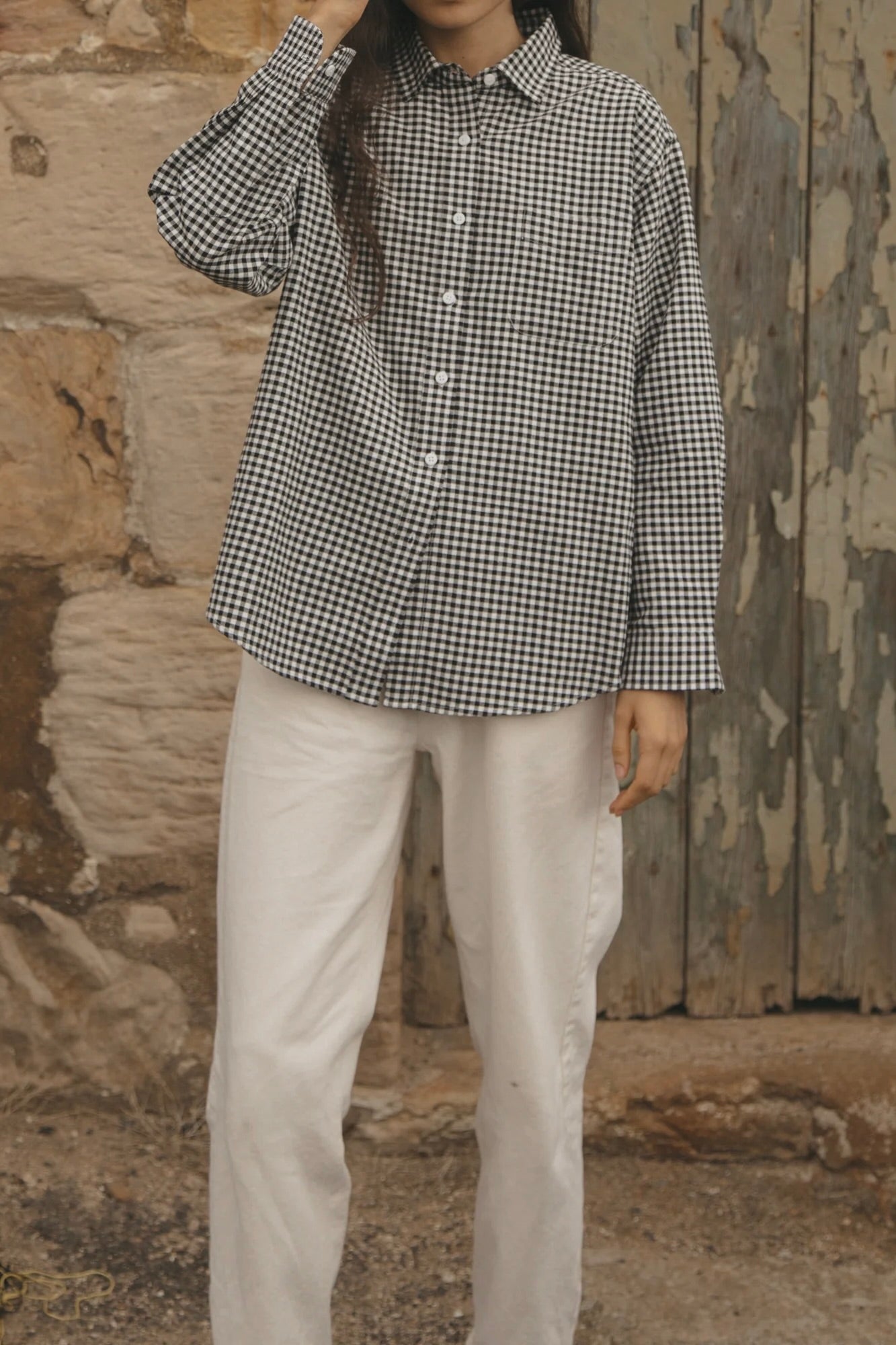 Gillian Stevens Britta Shirt / Gingham Noir