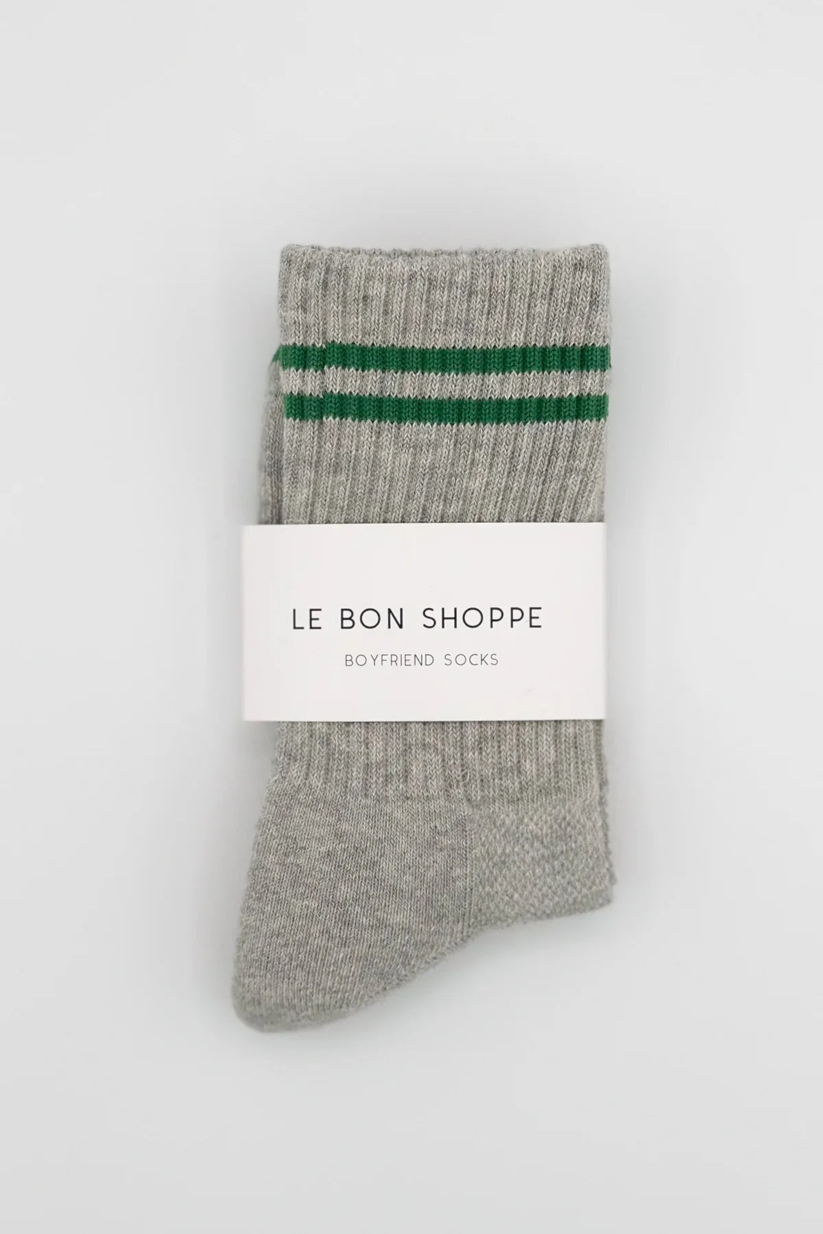 Le Bon Shoppe Boyfriend Socks / Lt Grey