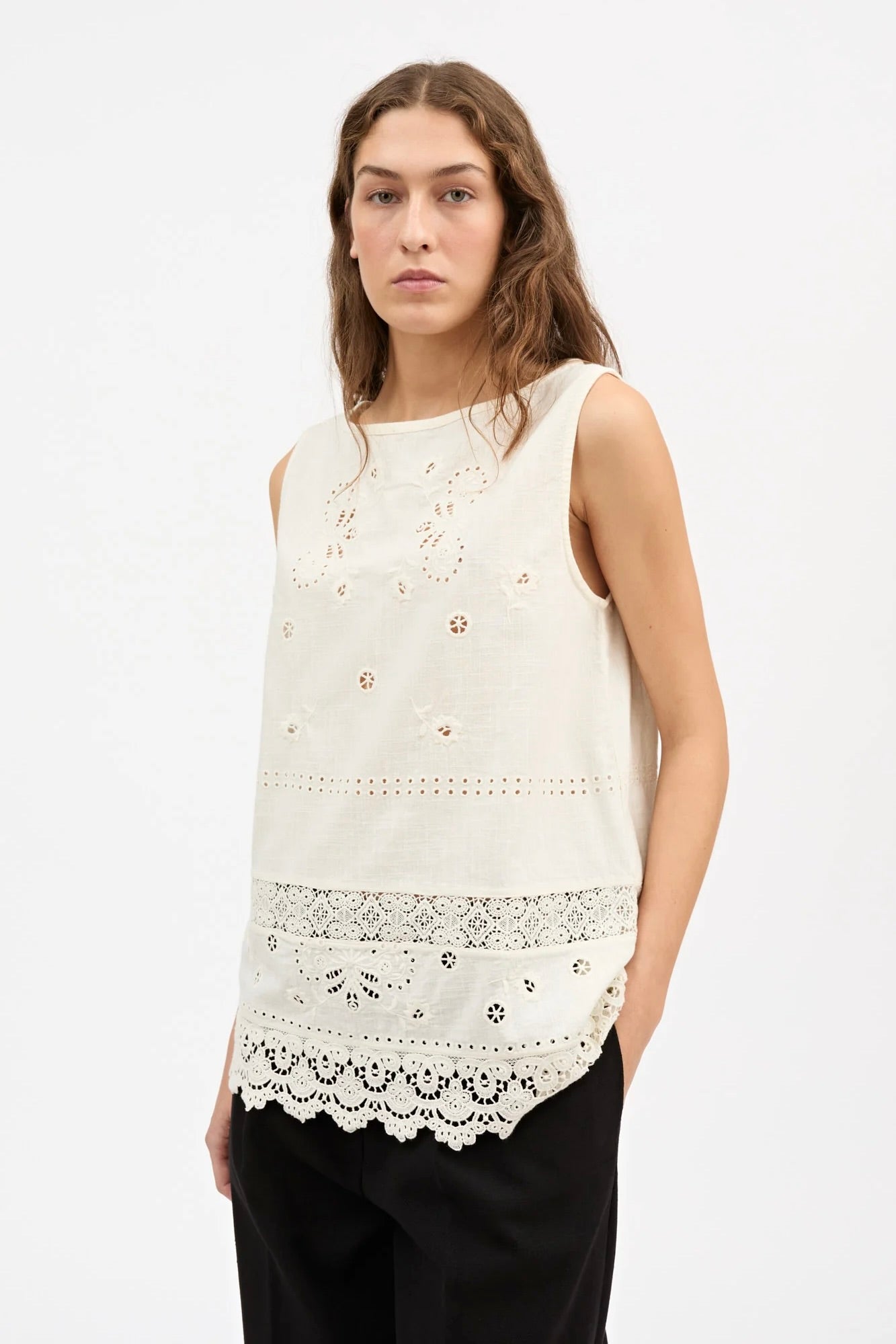 Tallulah Top / Antique White