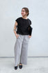 Atelier Delphine Slip On Blouse Cap Sleeve / Black