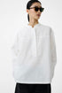 Studio Nicholson Vega Half Placket Shirt / Optic White