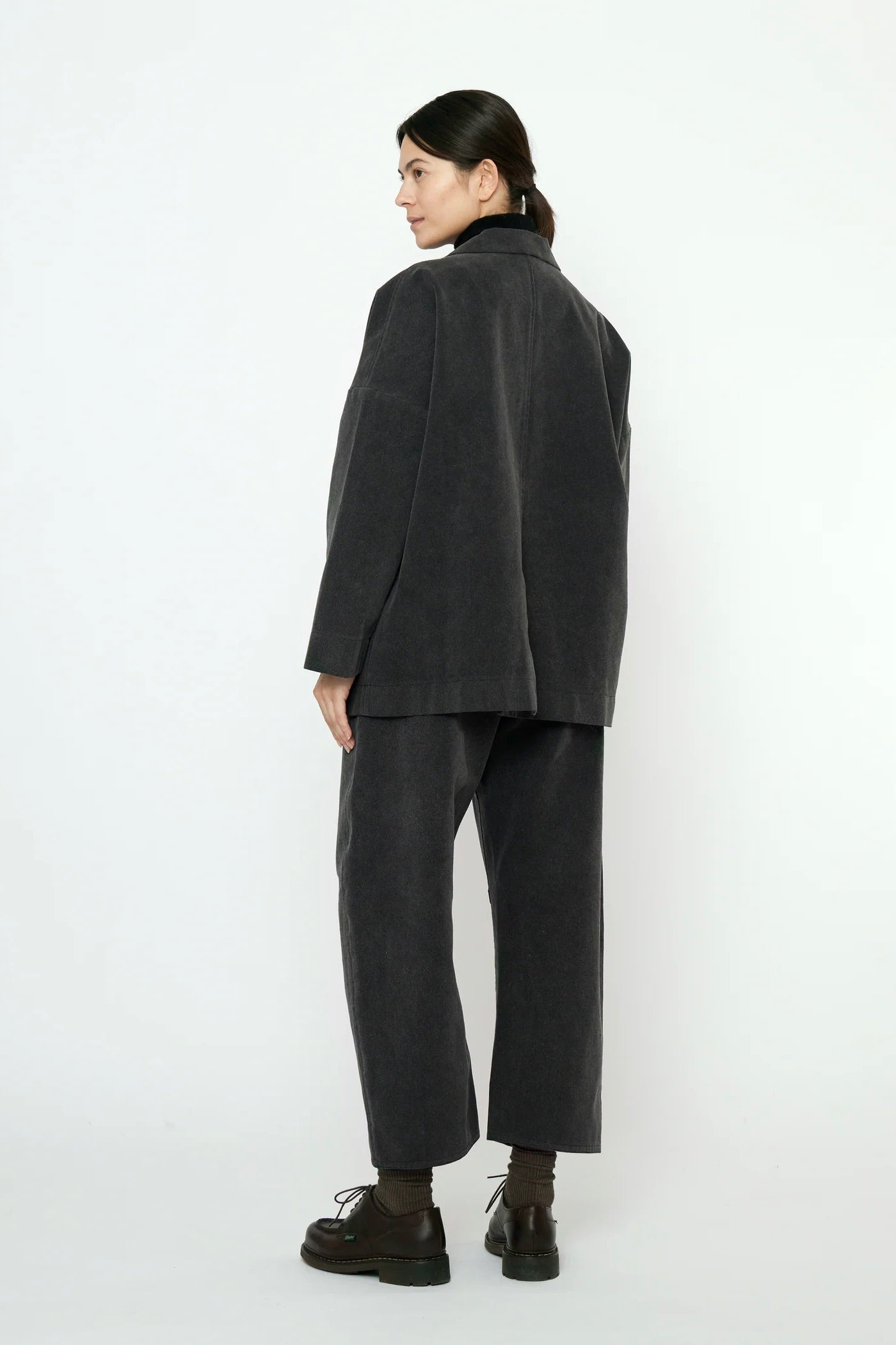 7115 by Szeki Oversized Blazer / Washed Black