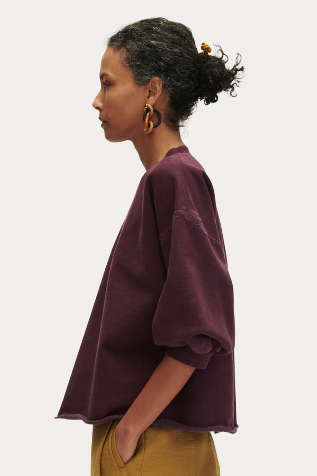 Fond Sweatshirt / Plum