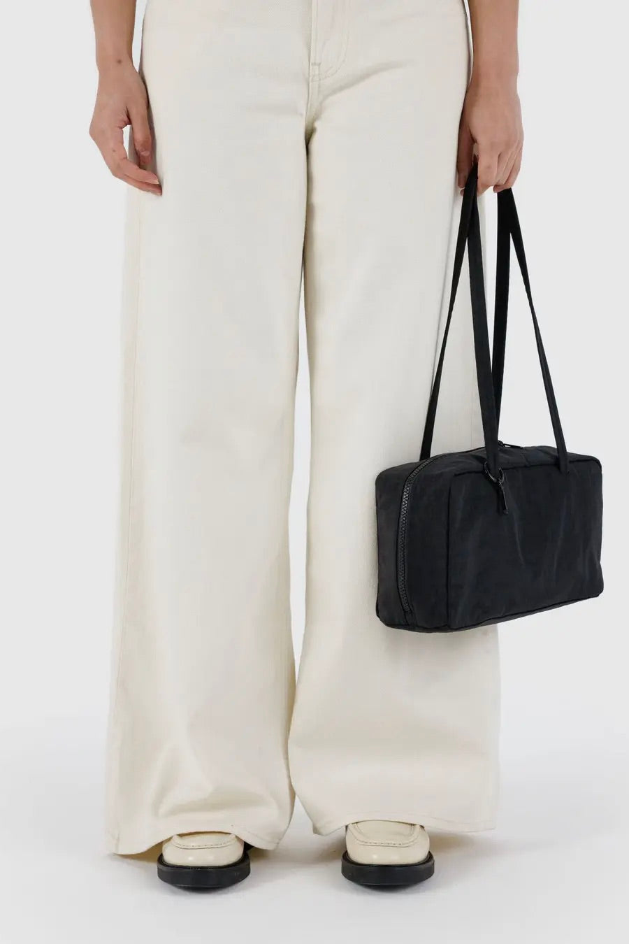 Baggu Nylon Bowler Bag / Black
