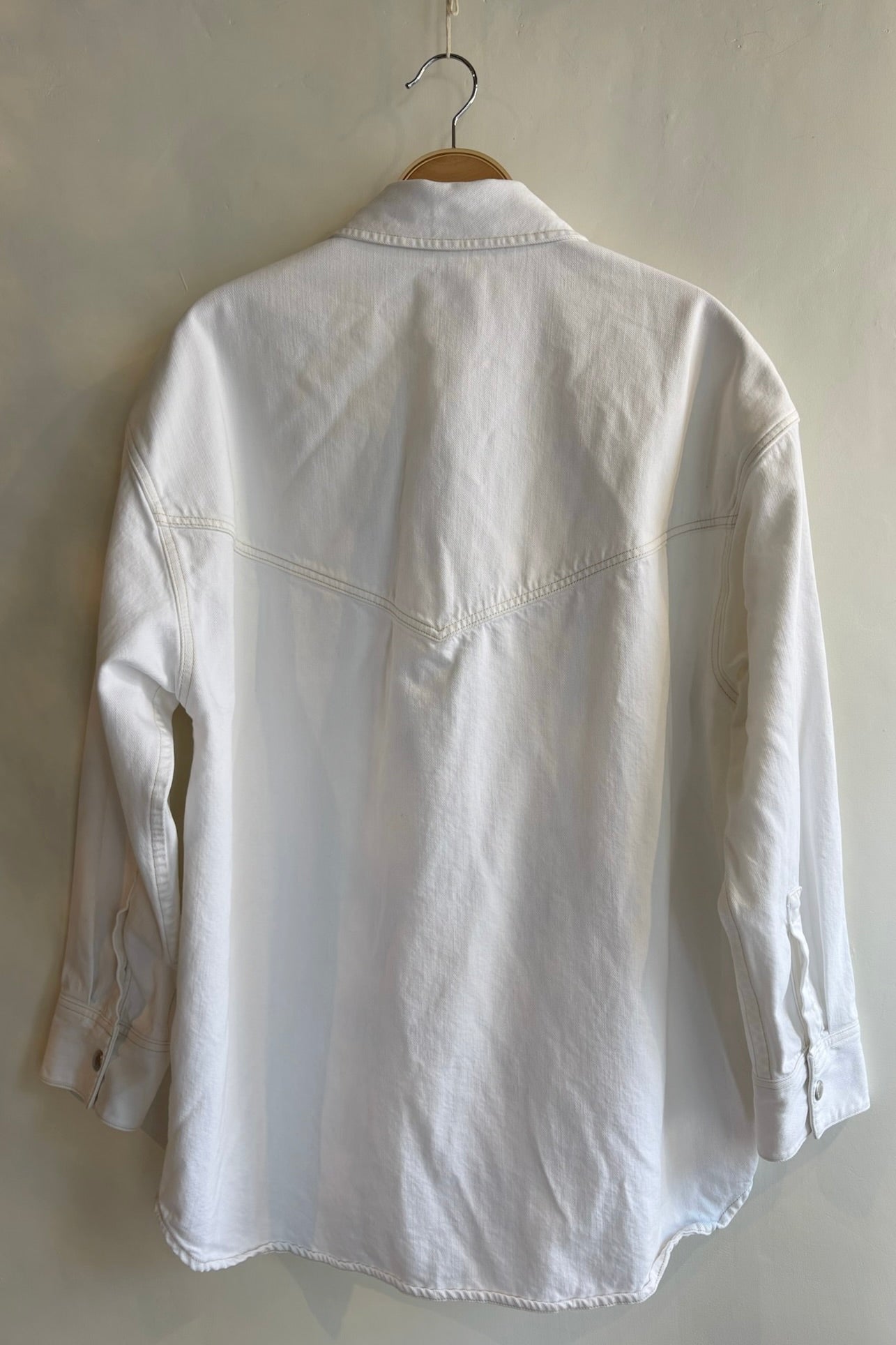Pre-Loved / Agolde Lotta Shirt / Milkshake / Sz M