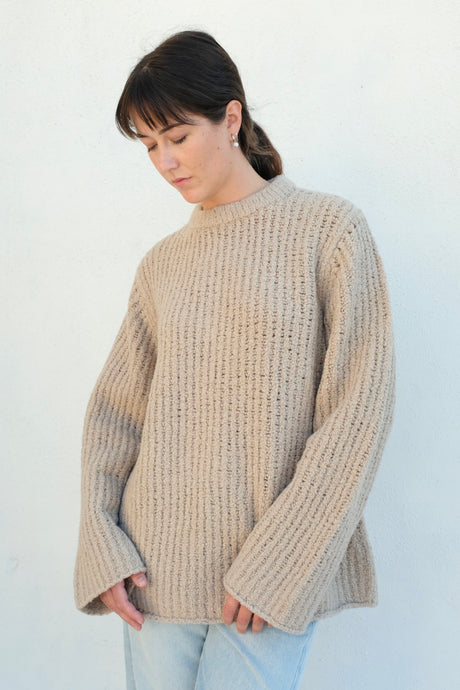 Lauren Manoogian Ladders Crewneck / Antique