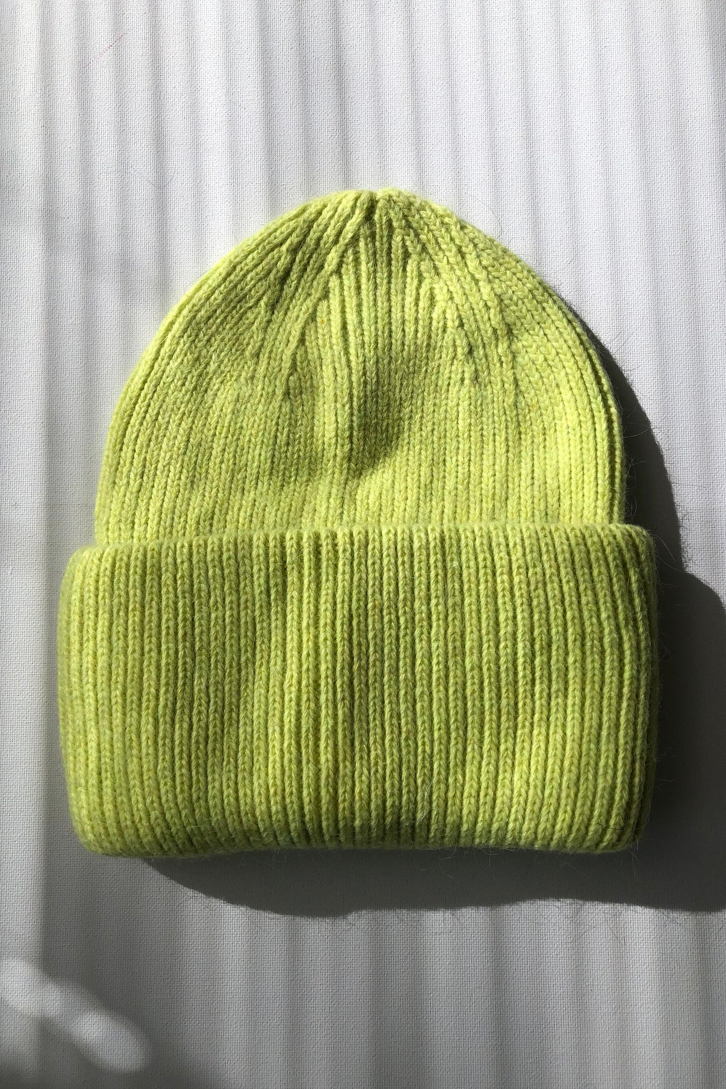 Billy Bamboo Royal Angora Beanie / Neo Yellow