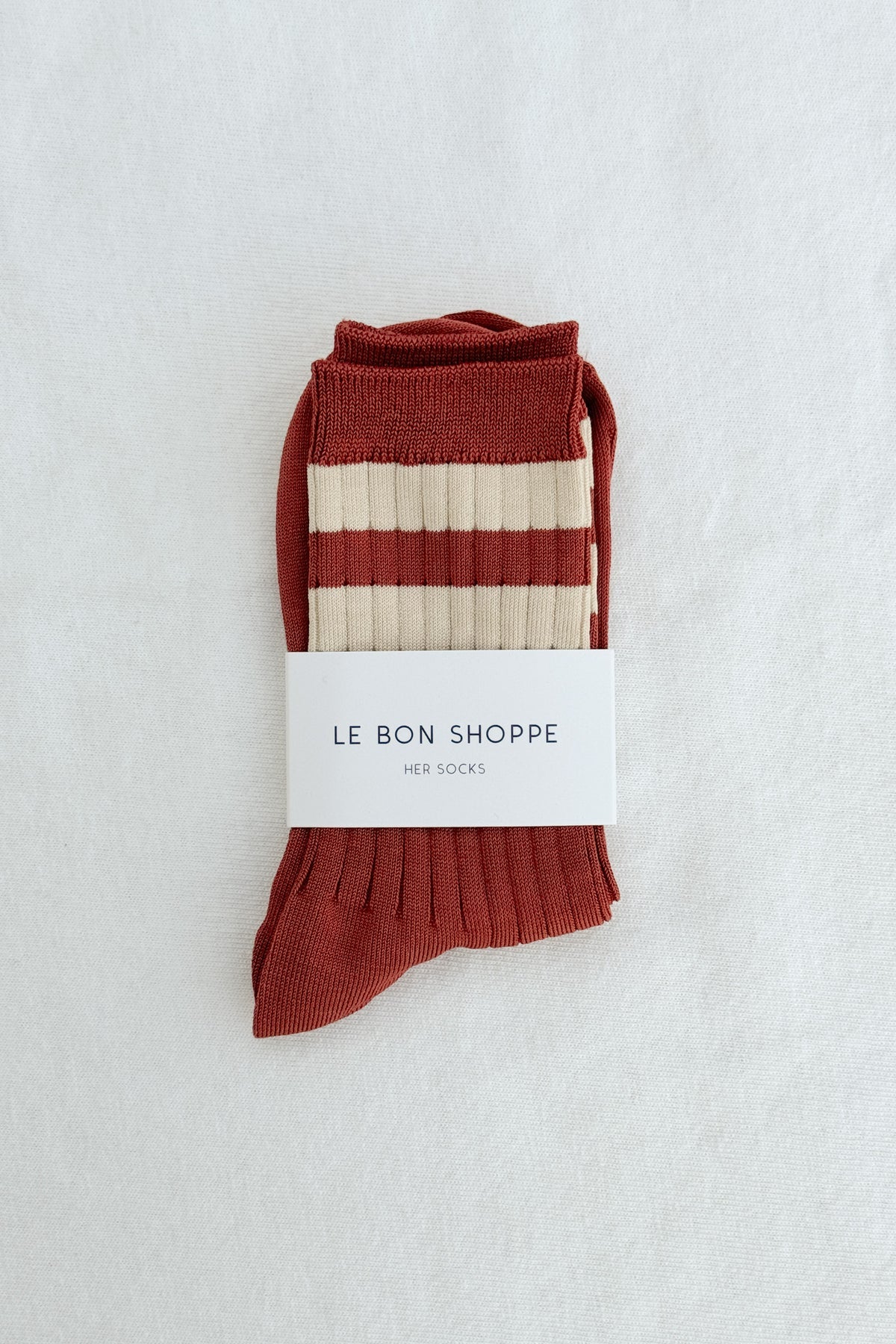 Le Bon Shoppe Her Varsity Socks / Tandoori