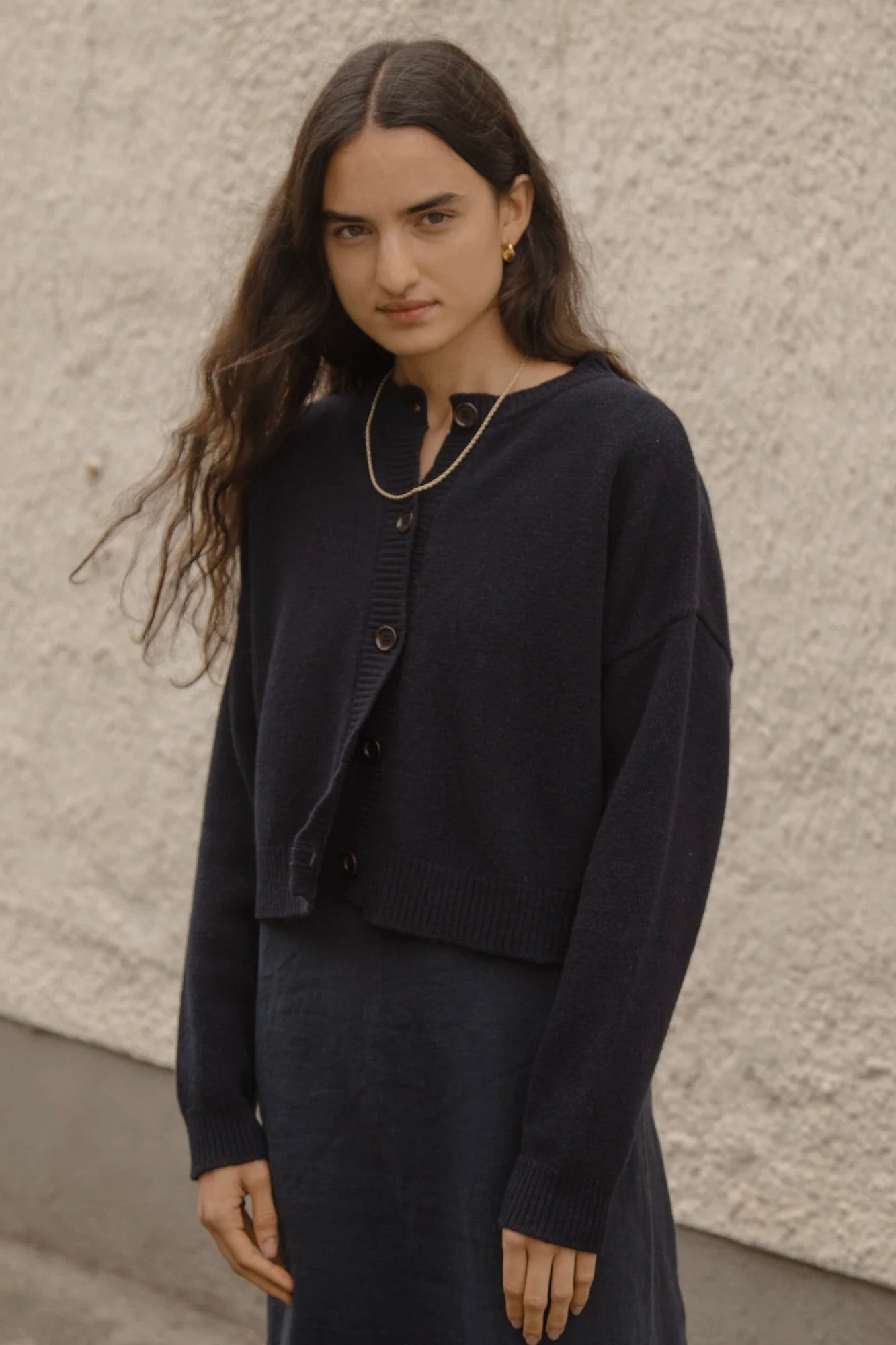 Gillian Stevens Gisele Cardigan / Navy