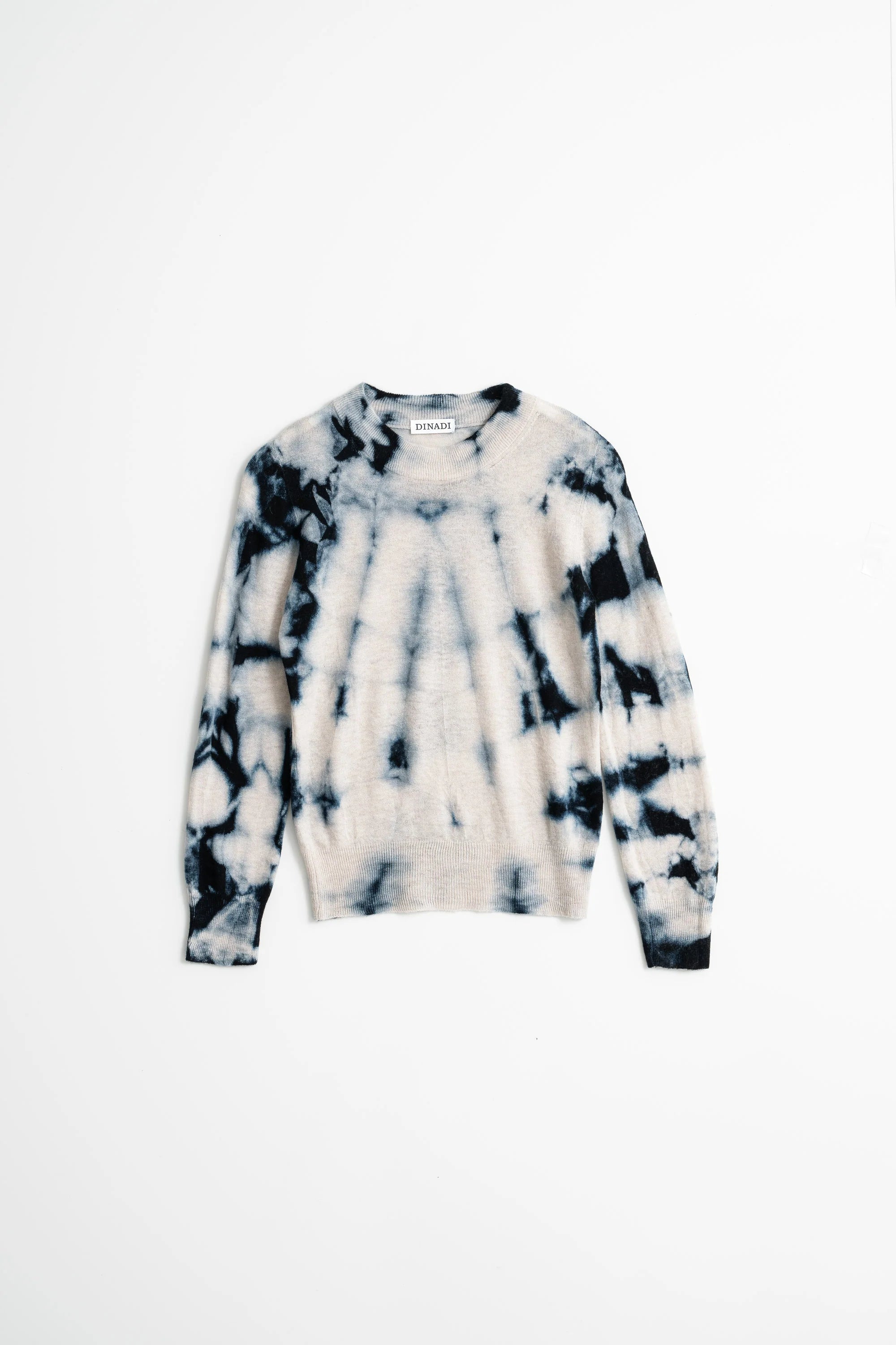 Dinadi Merino Shibori Sweater / Space Blue