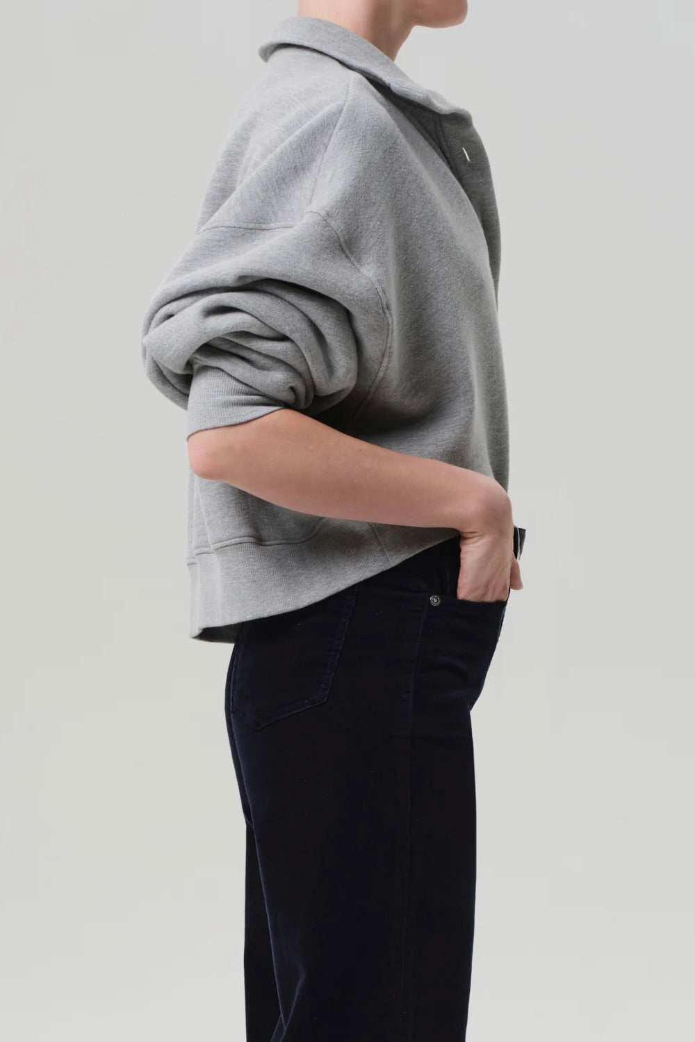 COH Mirelle Funnel Neck / Heather Grey