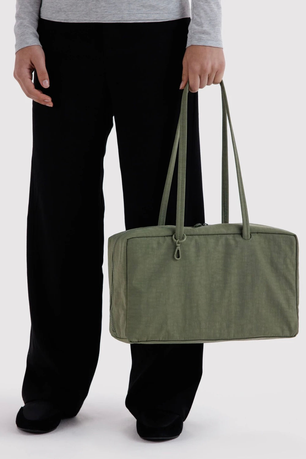 Baggu Medium Nylon Bowler Bag / Caper