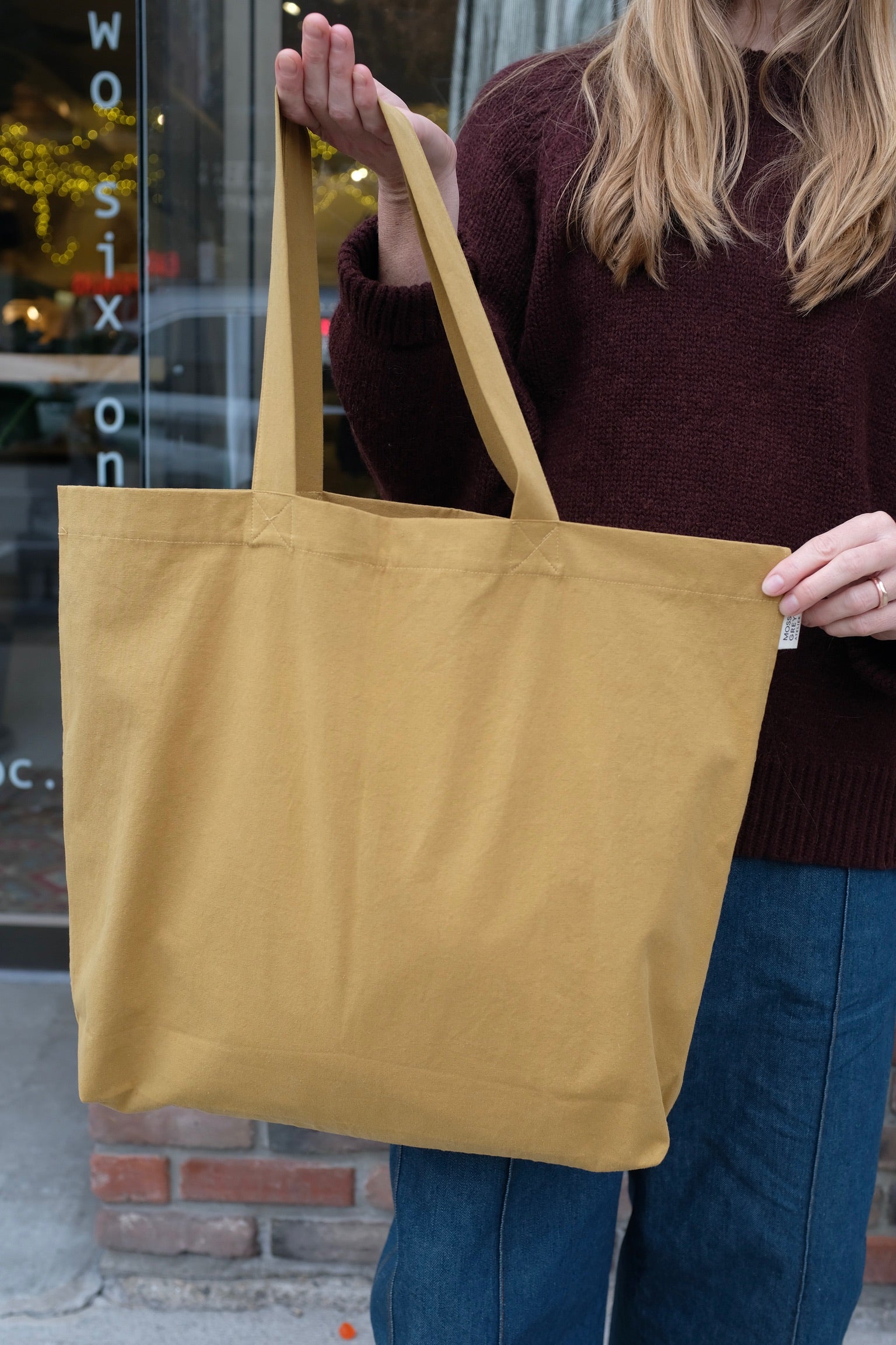 Moss Grey Ad hoc Tote / Ochre