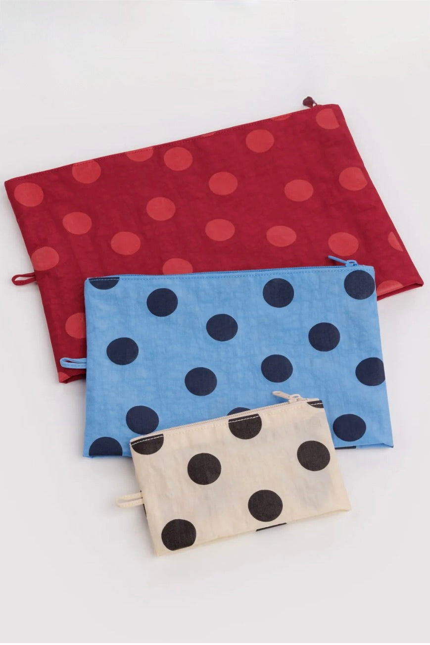 Baggu Go Pouch Set / Polka Dot Mix