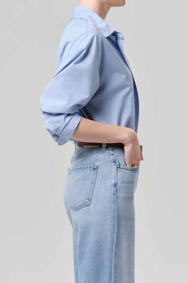 Citizens Of Humanity Thea Boyfriend Shirt / French Blue