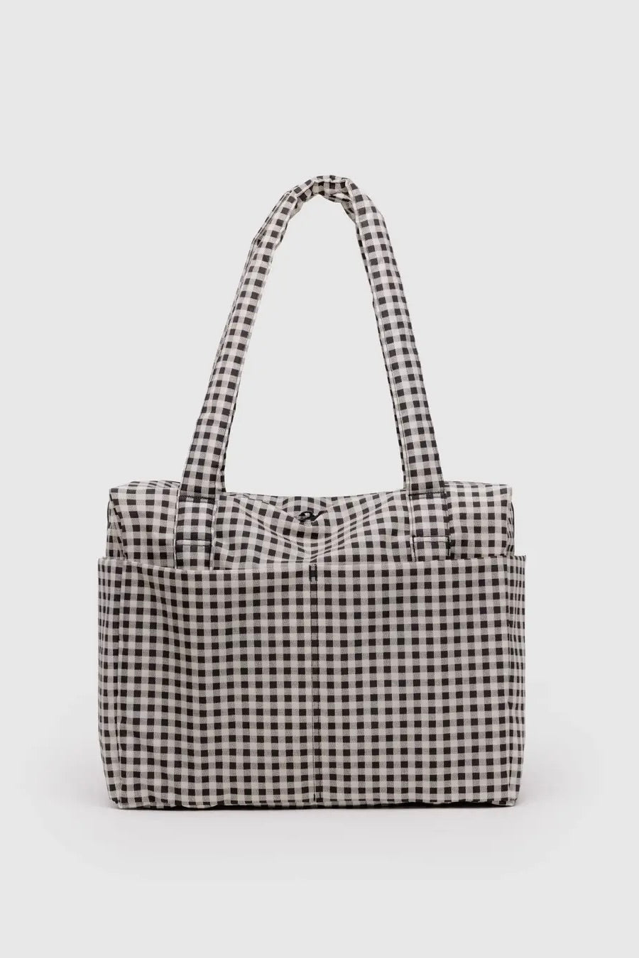 Baggu Small Cloud Carry-On / Black and White Gingham