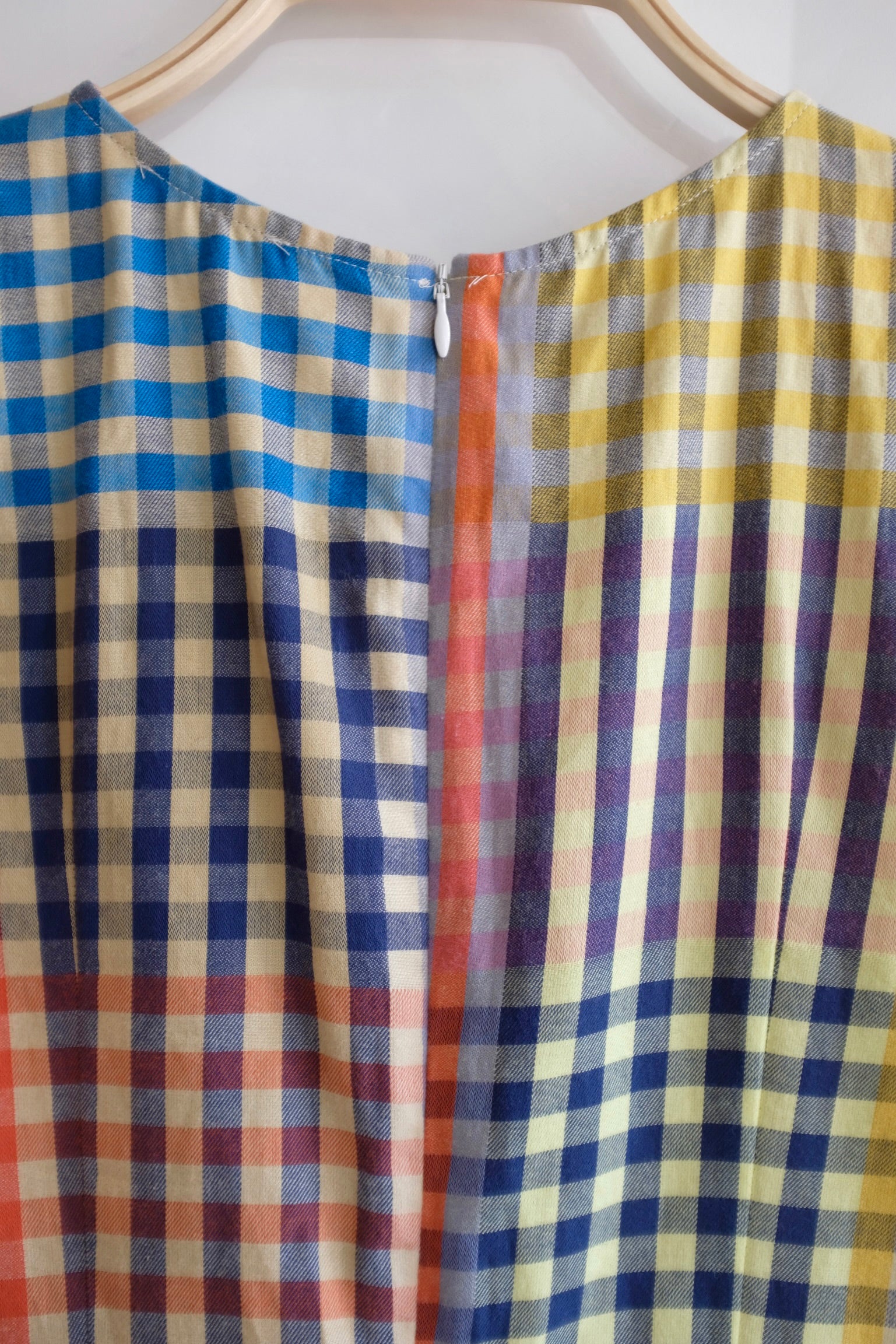 Pre-loved / Ilana  Khon Picnic Plaid Playsuit / Size 4P