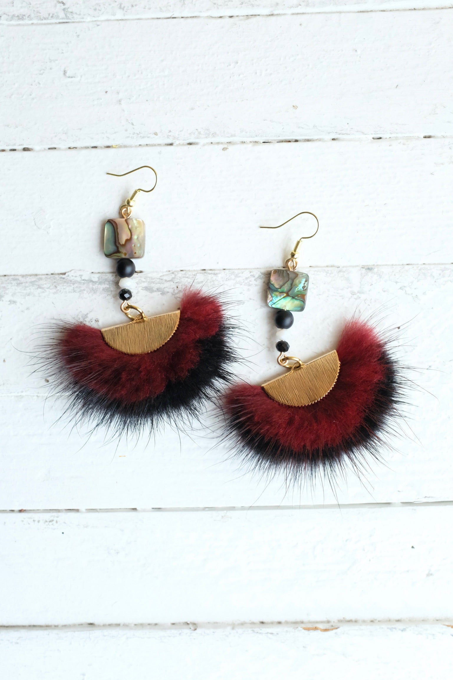 CreeNative Mink Earrings / Assorted