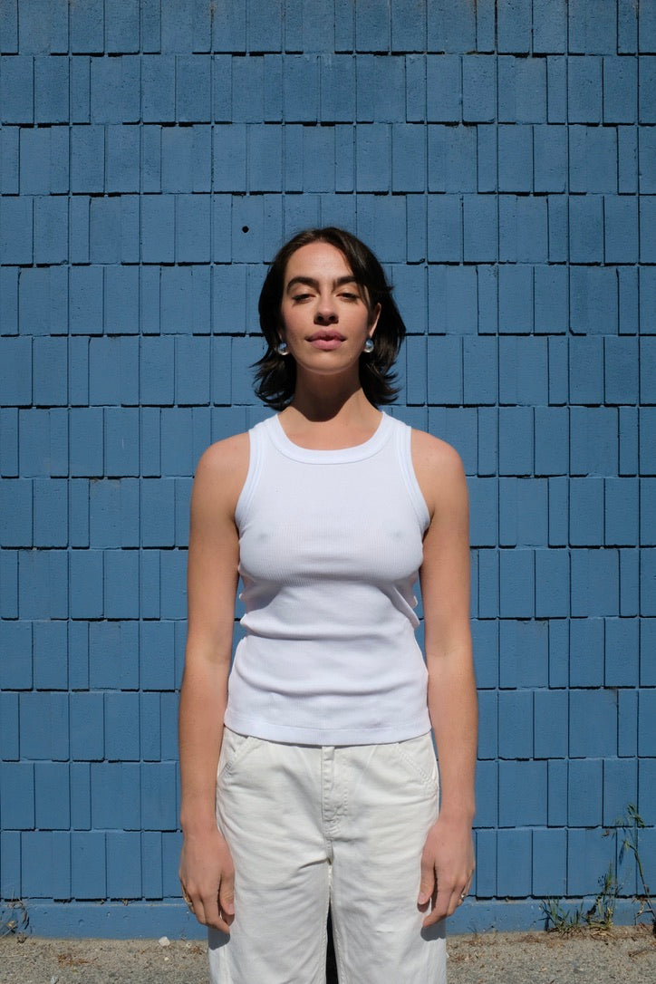 Citizens of Humanity Isabel Rib Tank / White