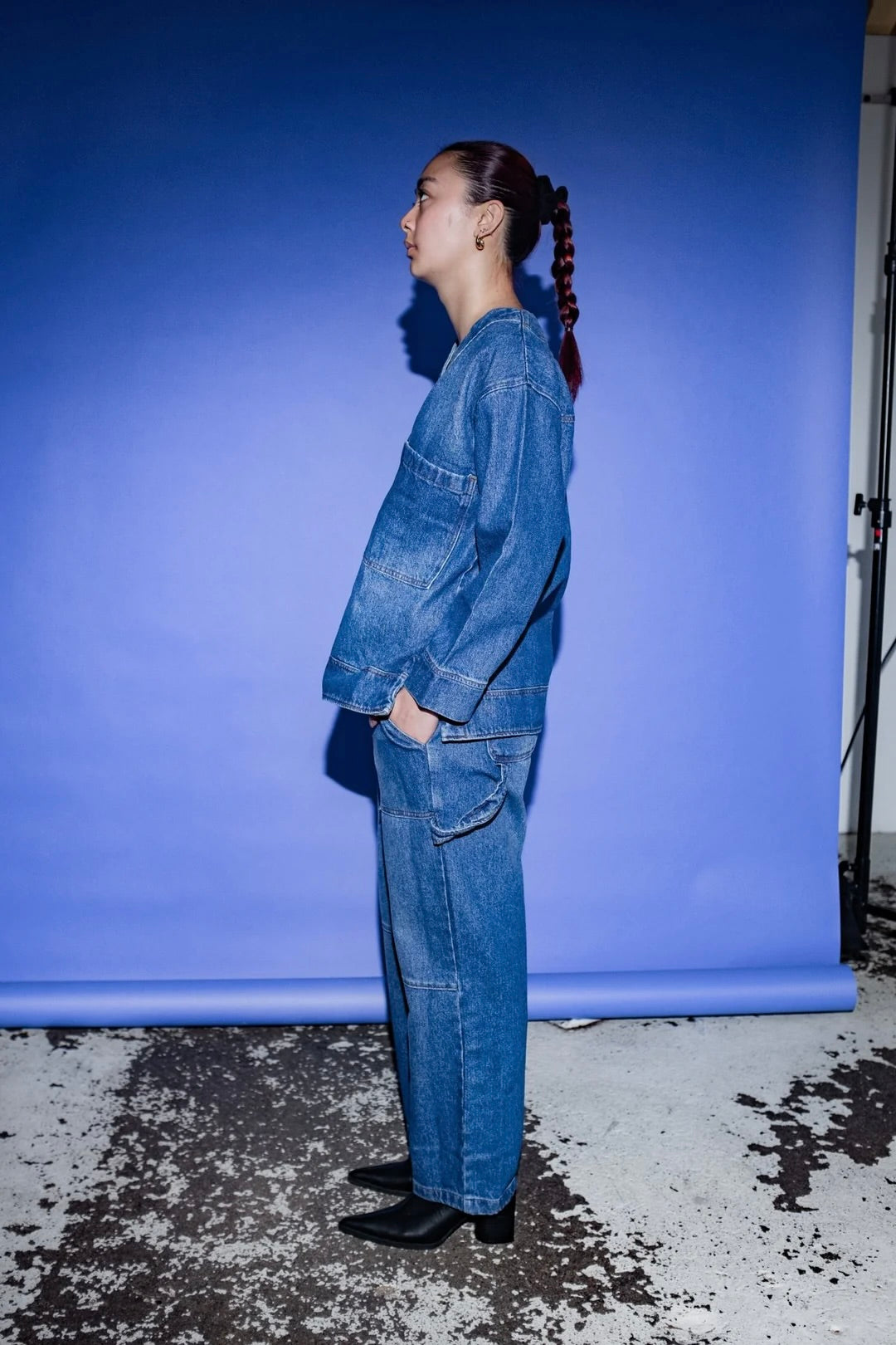 Et Tigre Miguel Cardigan / Blue Denim