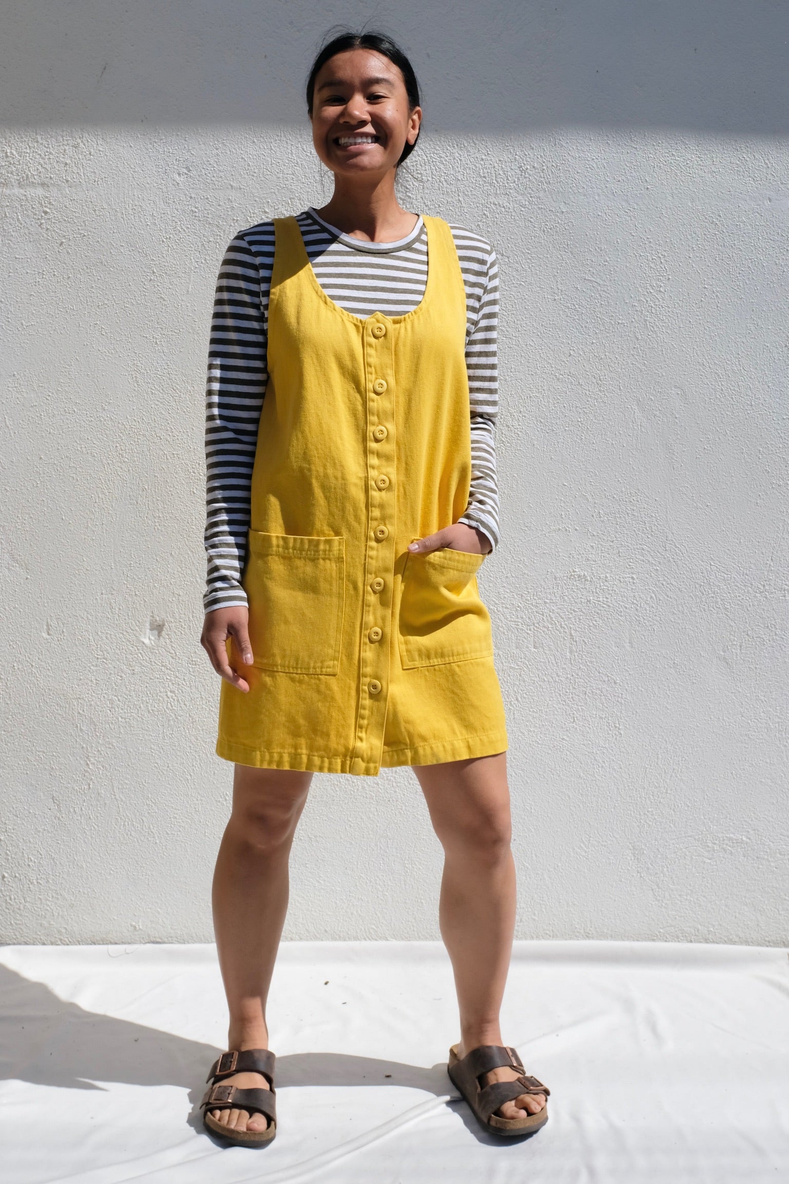Jumper Dress / Sunshine Yellow