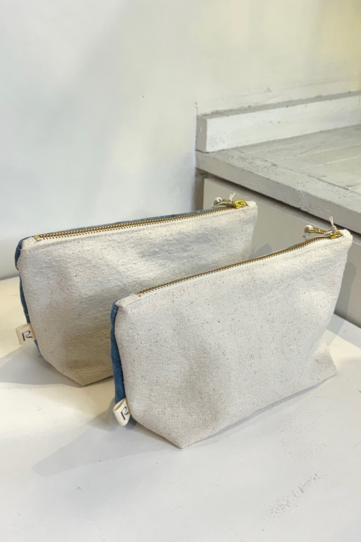 Roem Textiles Zip Pouch / Indigo