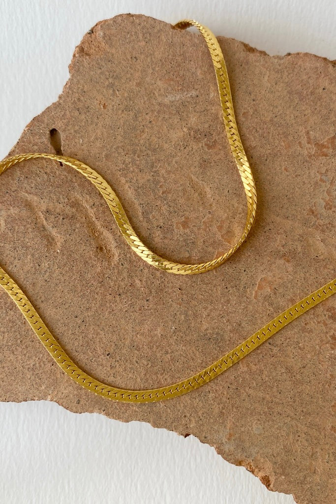 Mercurial Lake Necklace 16" / Gold Fill