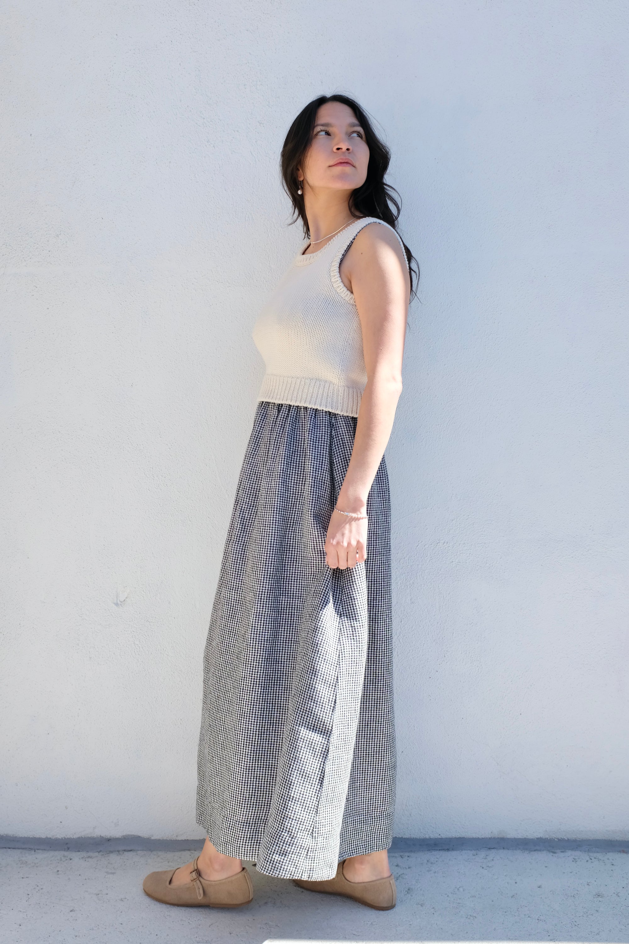 Gillian Stevens Persephone Knit Top / Ivory