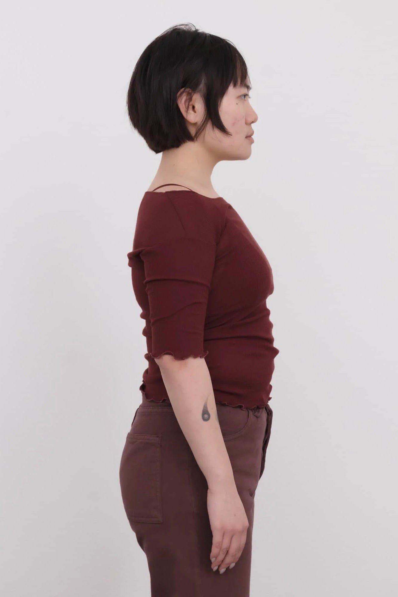 Baserange Pama 3/4 Sleeve / Nara Red
