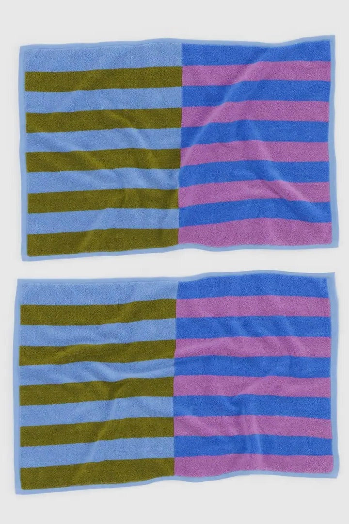 Baggu Hand Towel Set of 2 / Cabana Stripe Mix