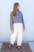 Deiji Studios Waist Button Shirt / Currant