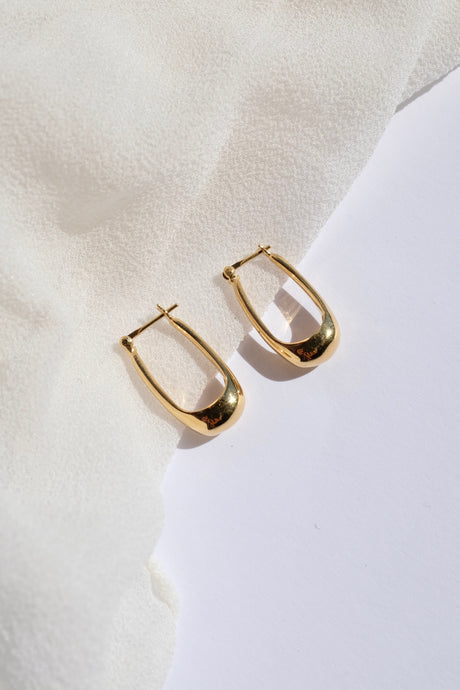 Wolf Circus Small Ellie Earrings, 14k Gold-Plated Bronze