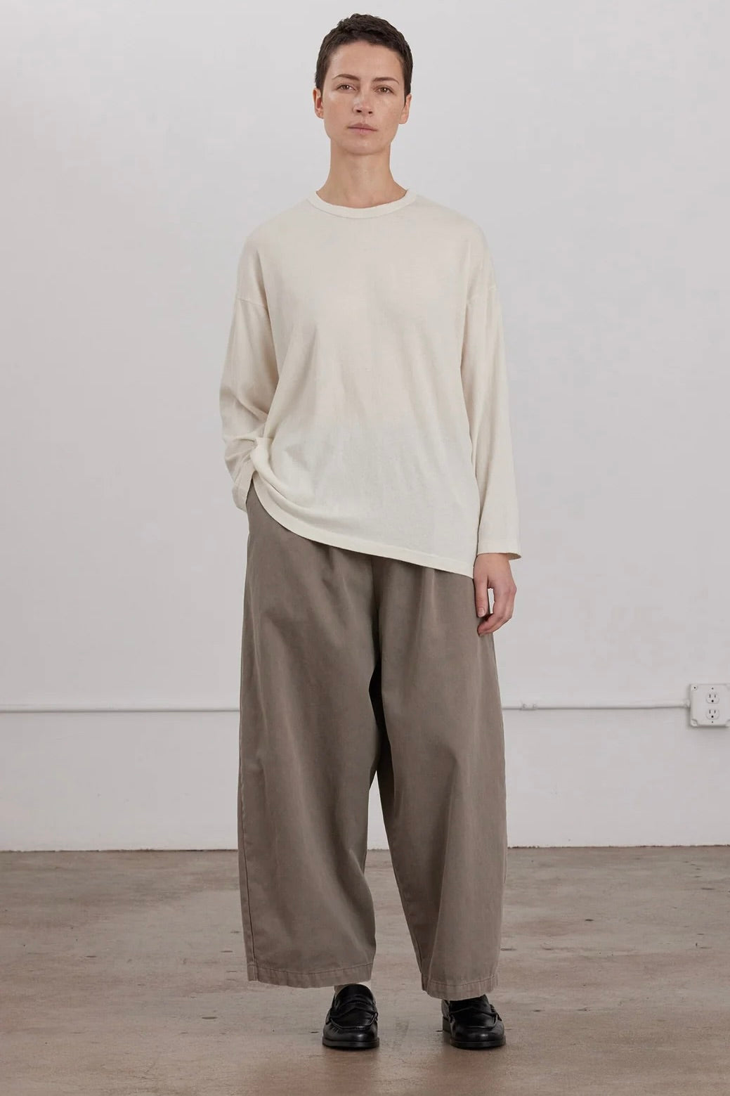 Wide Pants / Stone
