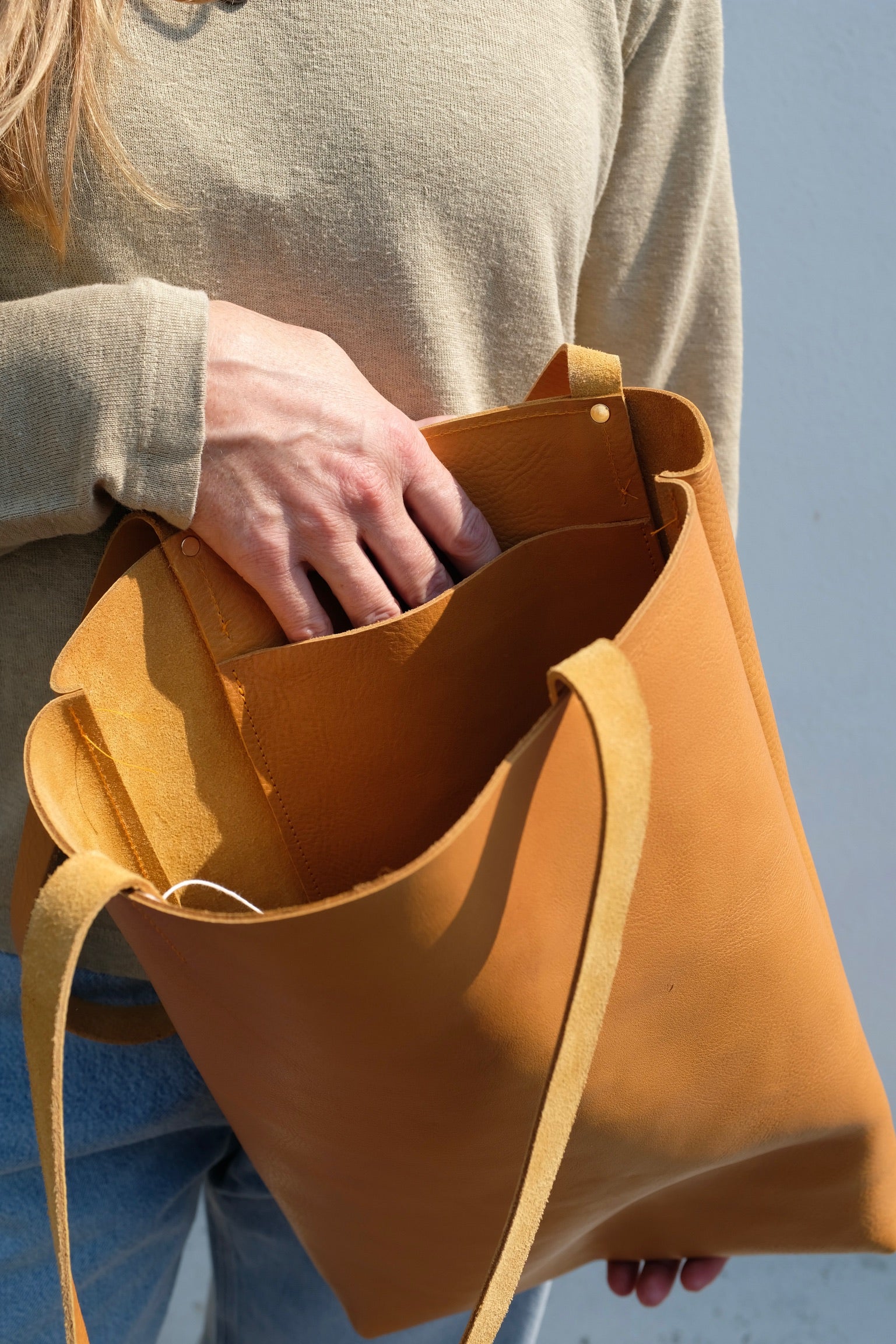 Simple Tote / Mustard