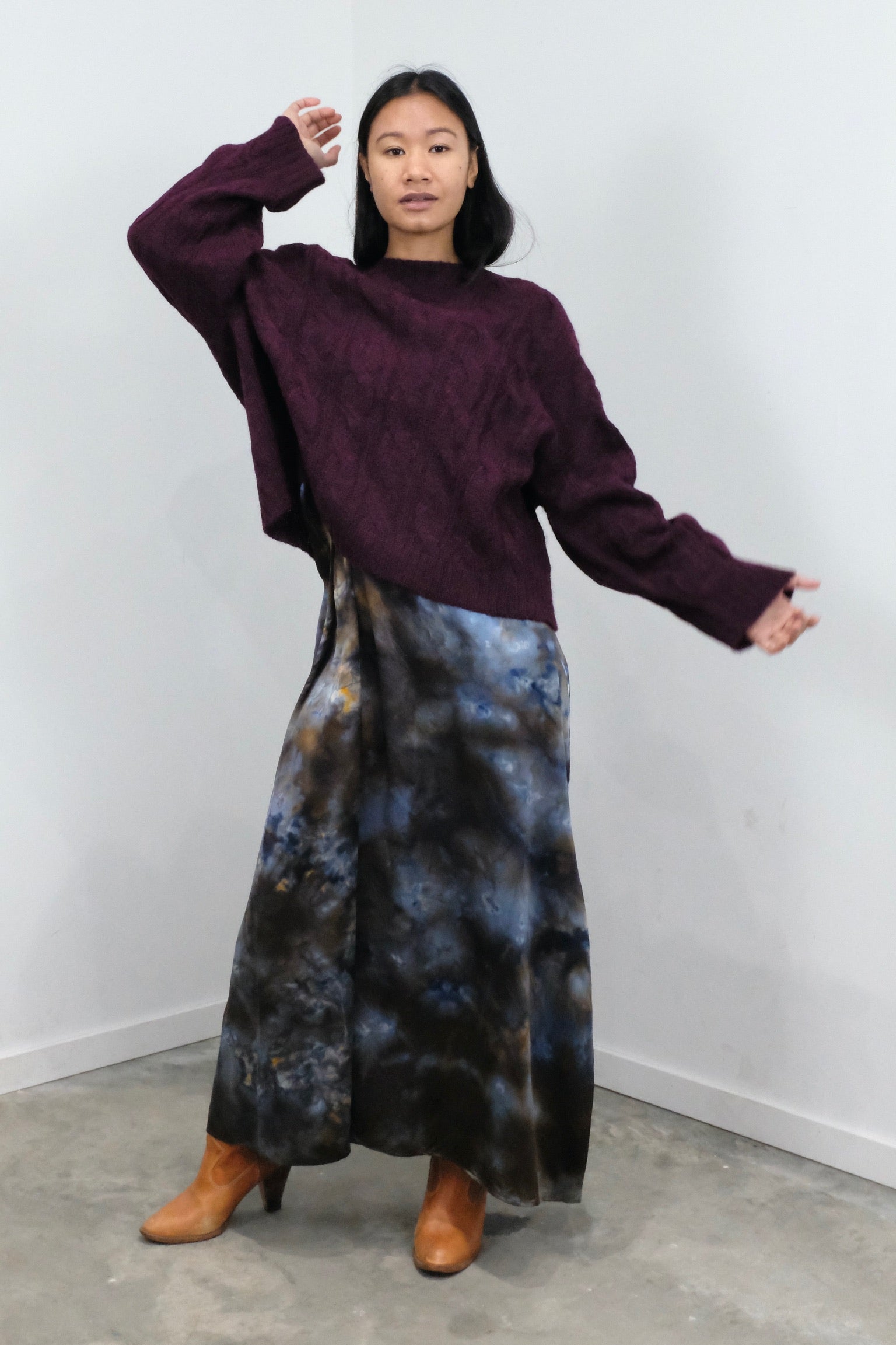 Atelier Delphine Agata Sweater / Deep Violet