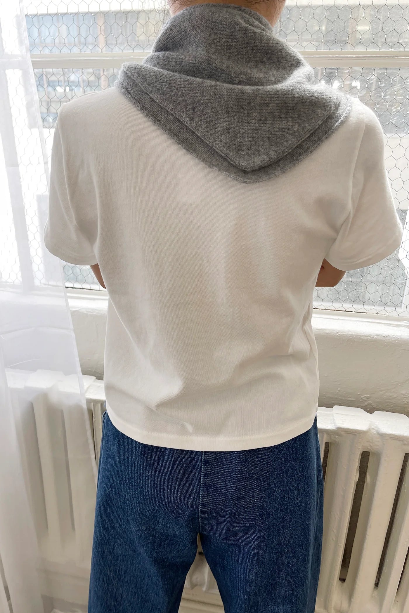 Le Bon Shoppe Cashmere Bandana / Heather Grey