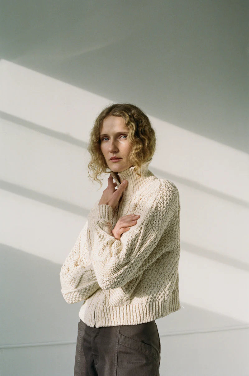 Shaina Mote Donegal Cardigan / Natural