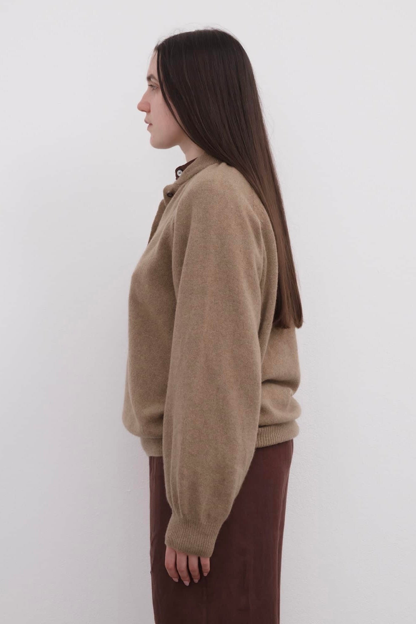 Baserange Soar Cashmere Polo / Rovere Brown
