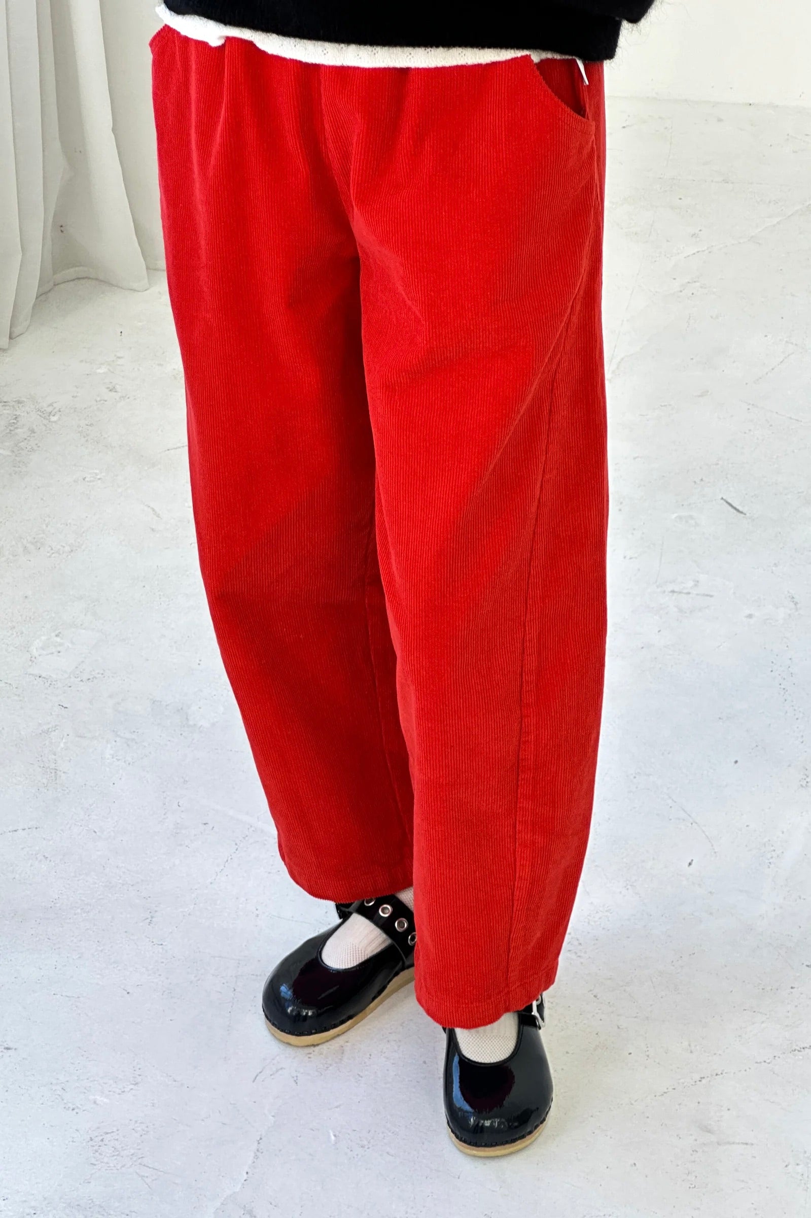 Le Bon Shoppe Corduroy Arc Pants / Flame