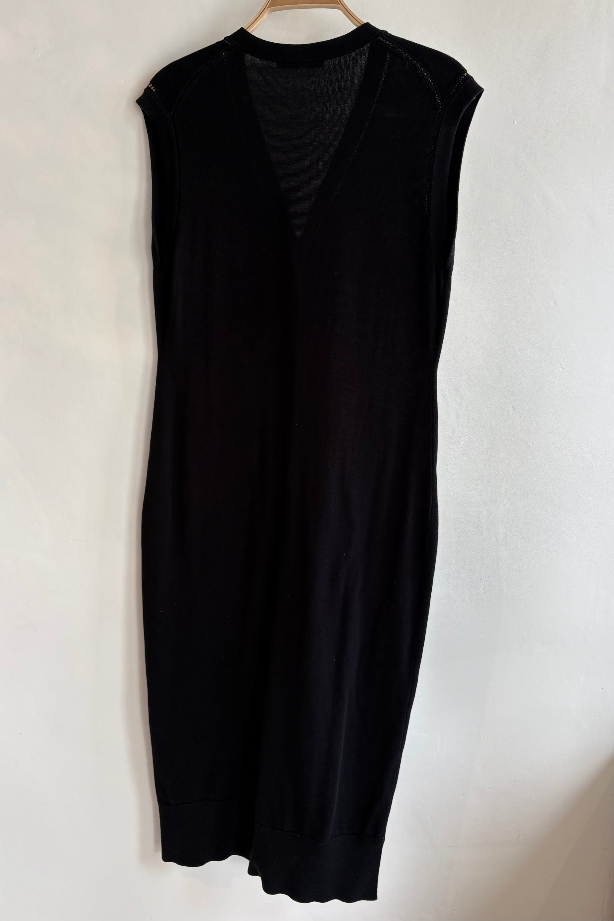 Pre-Loved / MM La Fleur Toula Pointelle Dress / Black / L