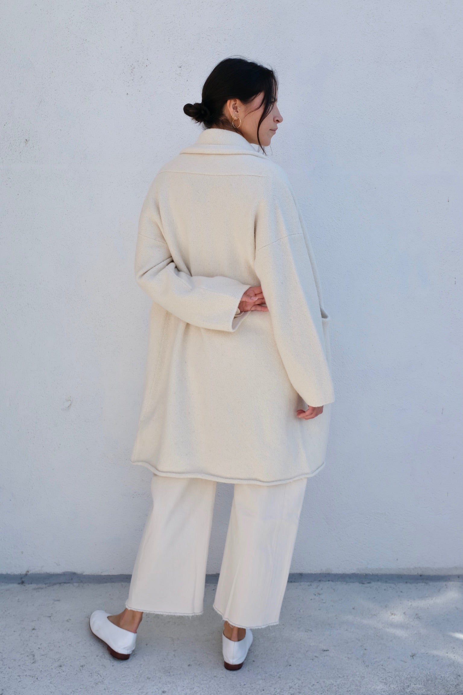 Lauren Manoogian Taper Coat / Raw White