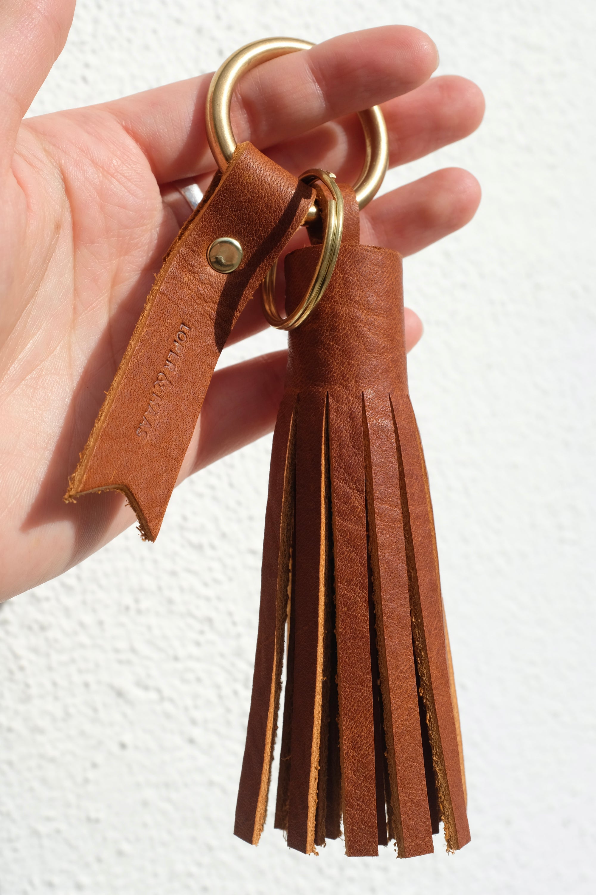 Loper & Haas Tassel Keychain / Cinnamon O
