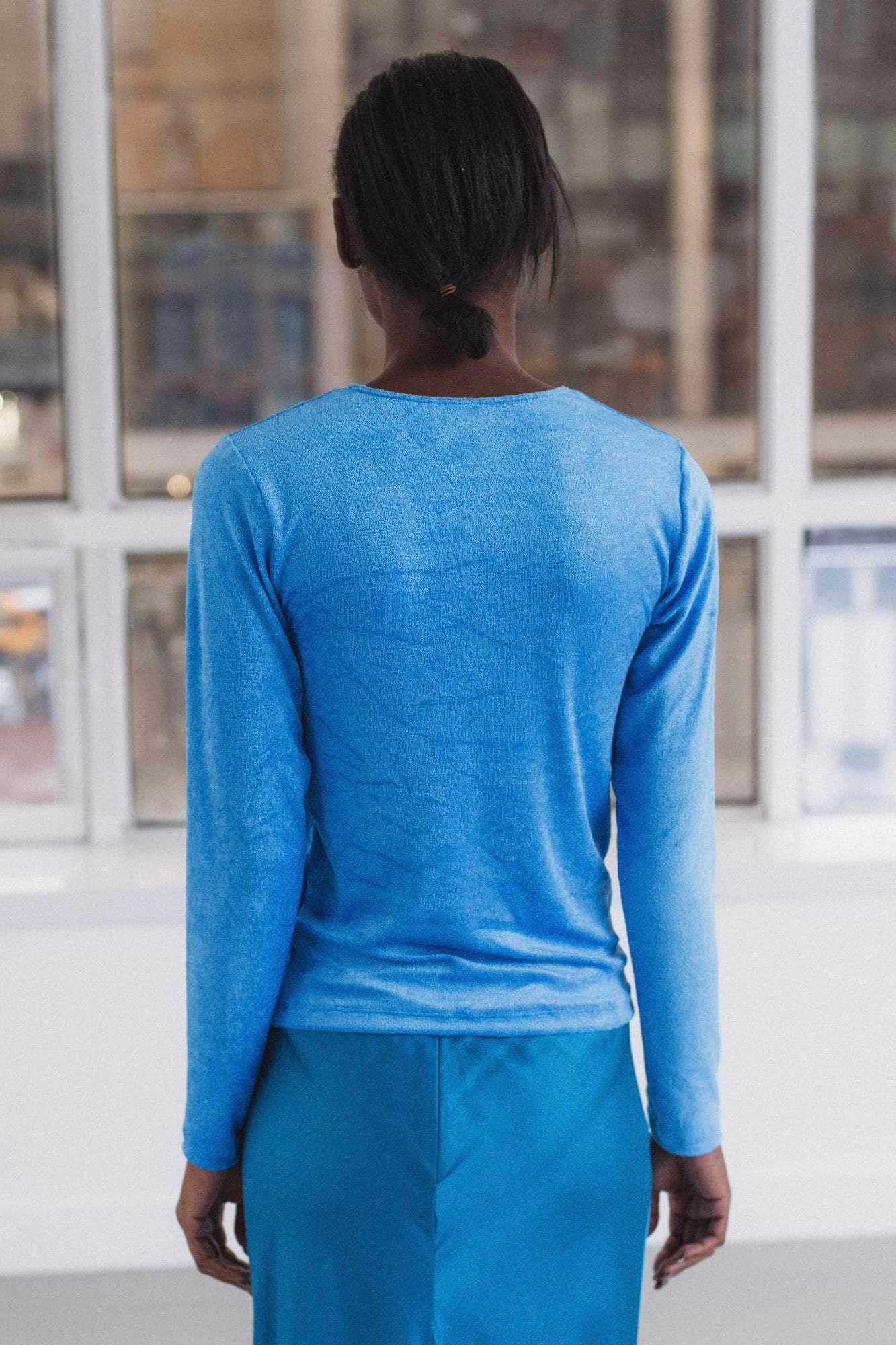 Baserange Omo Long Sleeve / Zinn Blue
