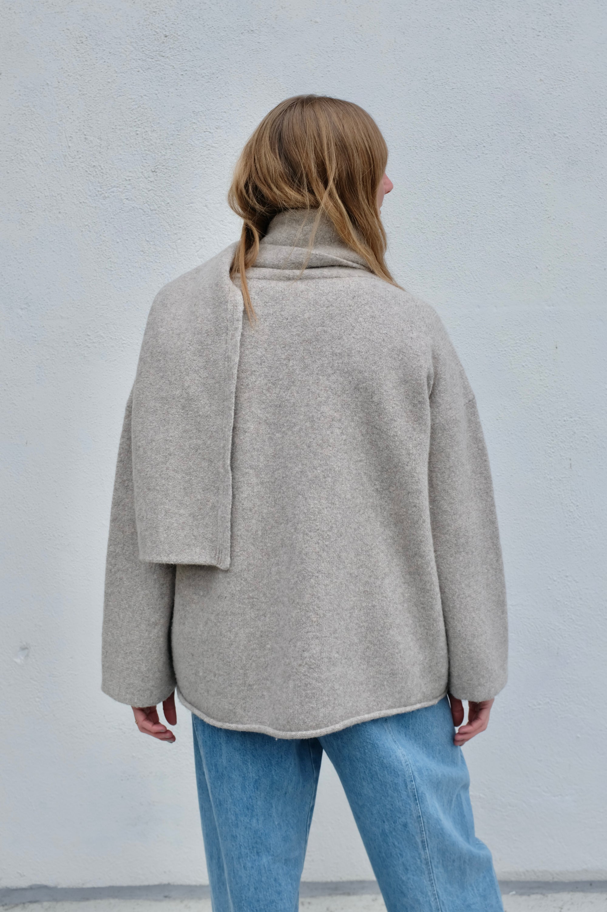 Lauren Manoogian Wrap Coat / Pebble